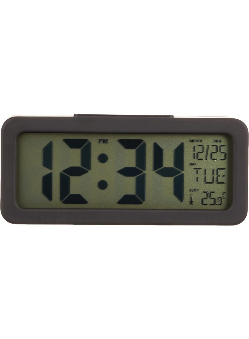 Digital Alarm Clock, with Temperature Humidity Screen Sensory Wall Multifunctional, Ultra Thin Electronic Clock - Image 2