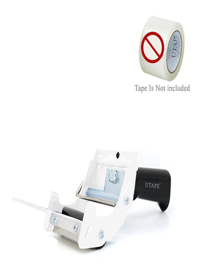 UTAPE Tape Dispenser, 3 inches Packing Tape Dispenser, Rapid Replace Handheld Dispenser in White Color, Transparent Tape Refills, Tan & Clear Tape Packing Dispenser, Durable for Moving Boxes - Image 5