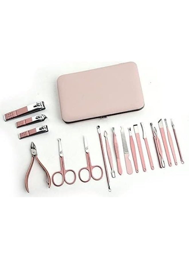 BLOOMING TIME Nail Clipper Kit (18 Piece, Rose Gold) - Image 2
