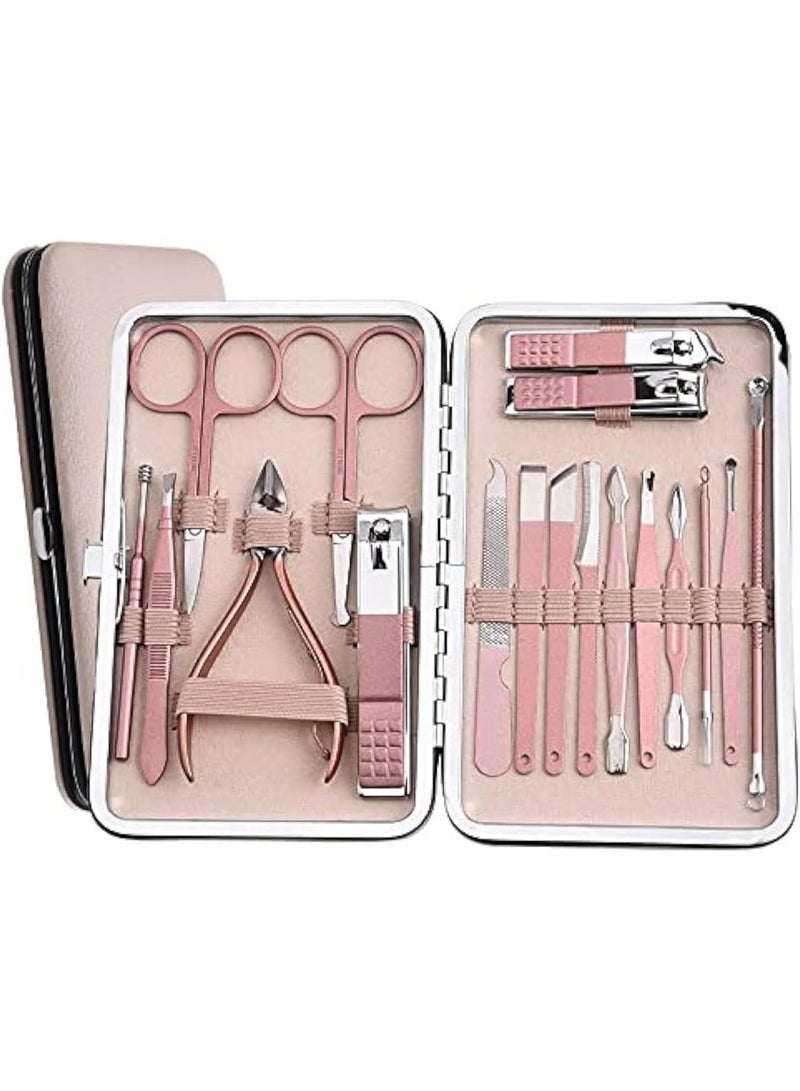 BLOOMING TIME Nail Clipper Kit (18 Piece, Rose Gold) - Image 3