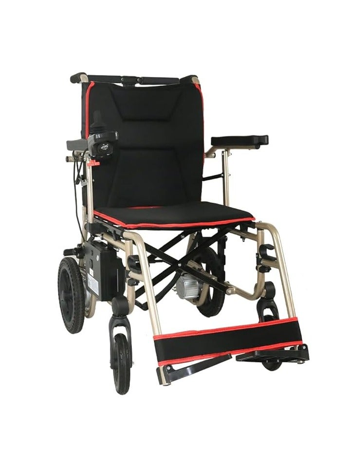 Cool Baby Golden Electric Chair for The Elderly Elderly Mobility Scooter Foldable Portable Electric Four-Wheeled Mobility Scooter - Image 1