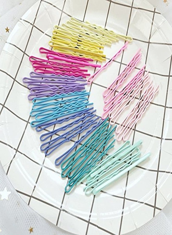 HRBS Metal Bob Pins, Rust-Resistant Straight Bobby Pins set, Regular Size, Metallic Barrettes Hair Clips in English Colors for Women & Girls and Ladies- (30 Pieces) For All hair styles & School Girls - Image 1