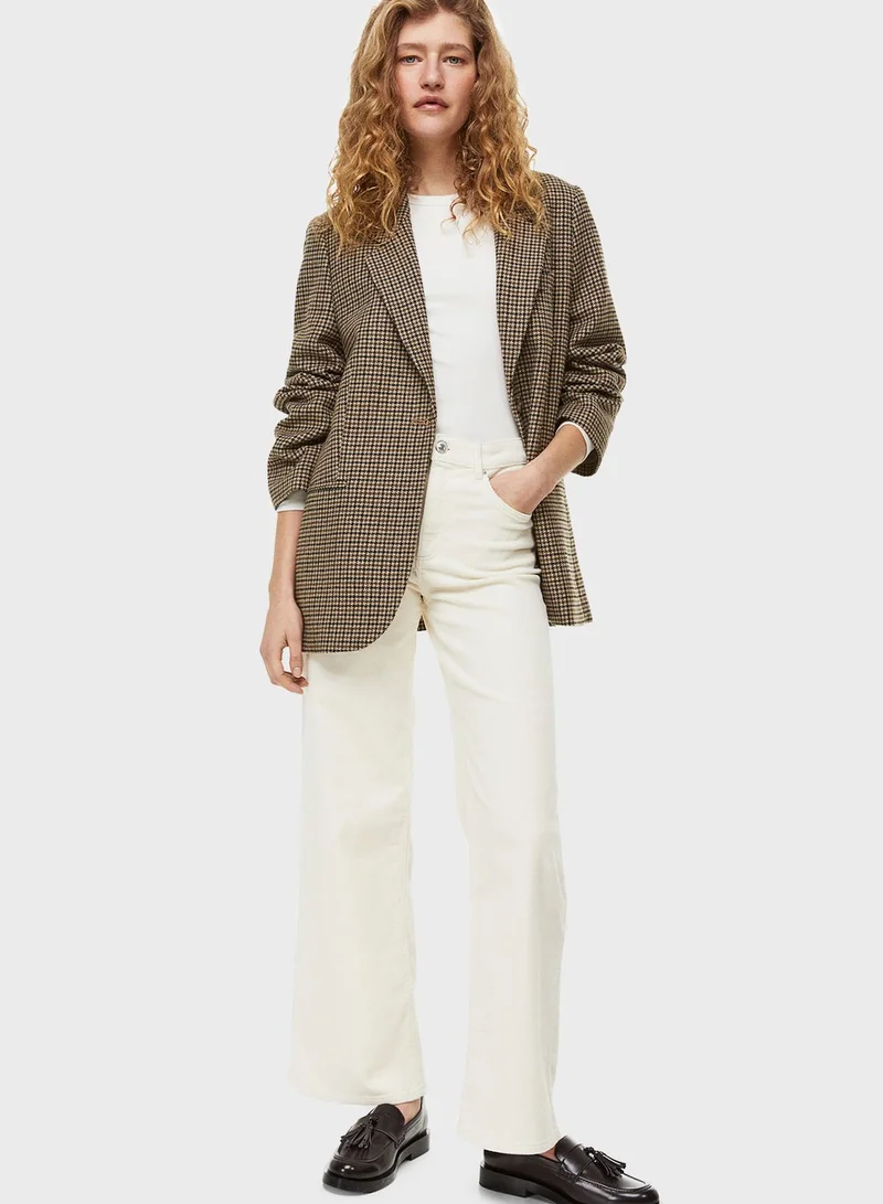 H&M Ribbed Round Neck Top