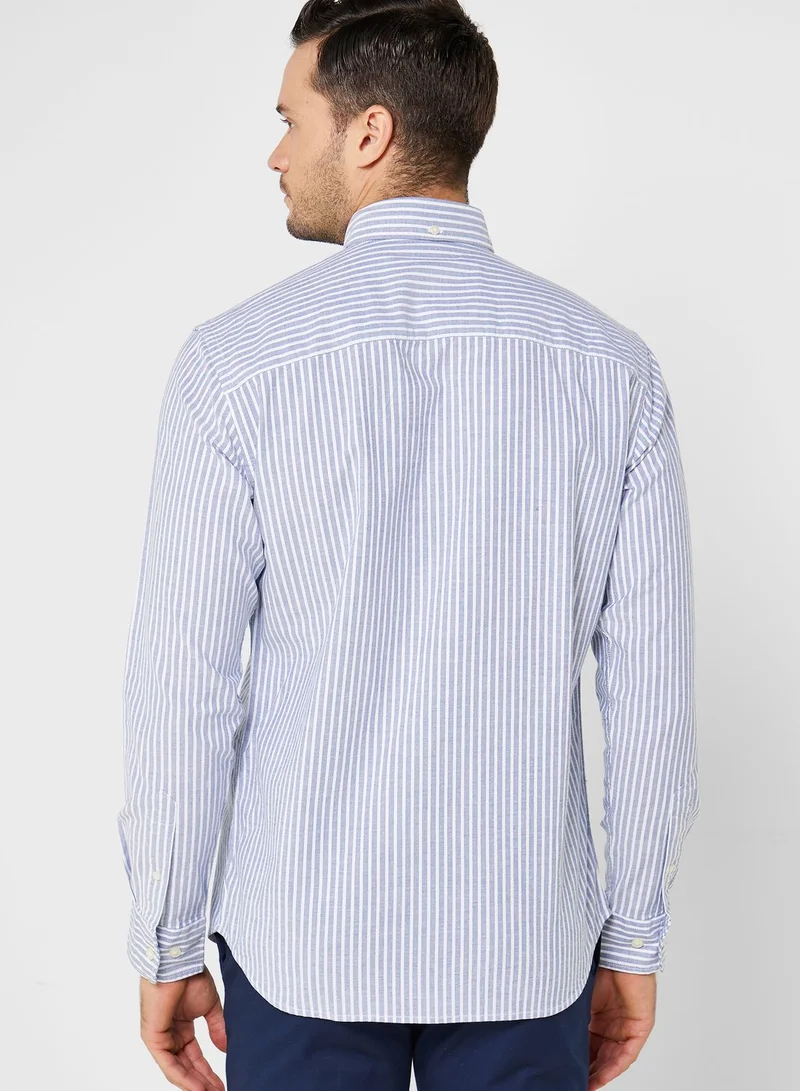 JACK & JONES Striped Slim Fit Shirt