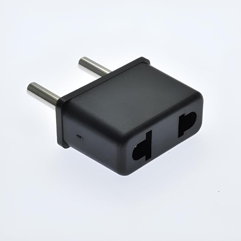 Universal Conversion 2 Pin Flat Plug Japan China Taiwan ThailandThailand Europe Italy Indonesia and Korea to India Type D 94 Pack of 5  - Image 3