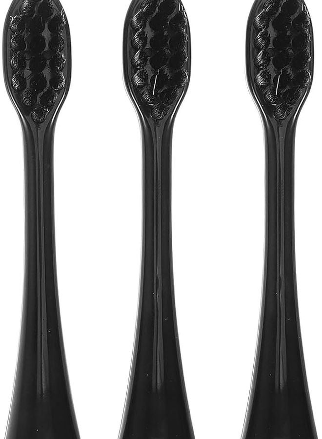 3Pcs Soft Nylon Bristles Replacement Toothbrush Heads Compatible with Electric Brush for Gentle Oral Cleaning - Image 1