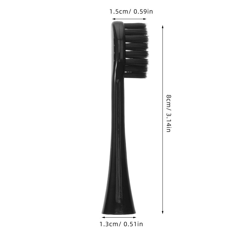3Pcs Soft Nylon Bristles Replacement Toothbrush Heads Compatible with Electric Brush for Gentle Oral Cleaning - Image 3