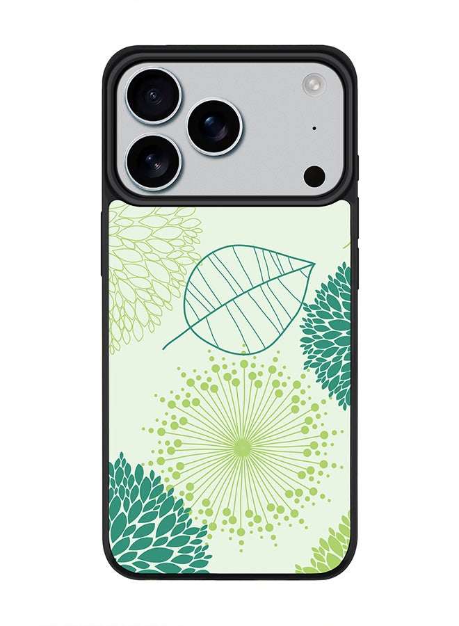 Stylizedd iPhone 17 Pro Case, [Compatible with MagSafe] Slim Magnetic cover Phone Case iPhone 17 Pro -Single Leaf - Image 1