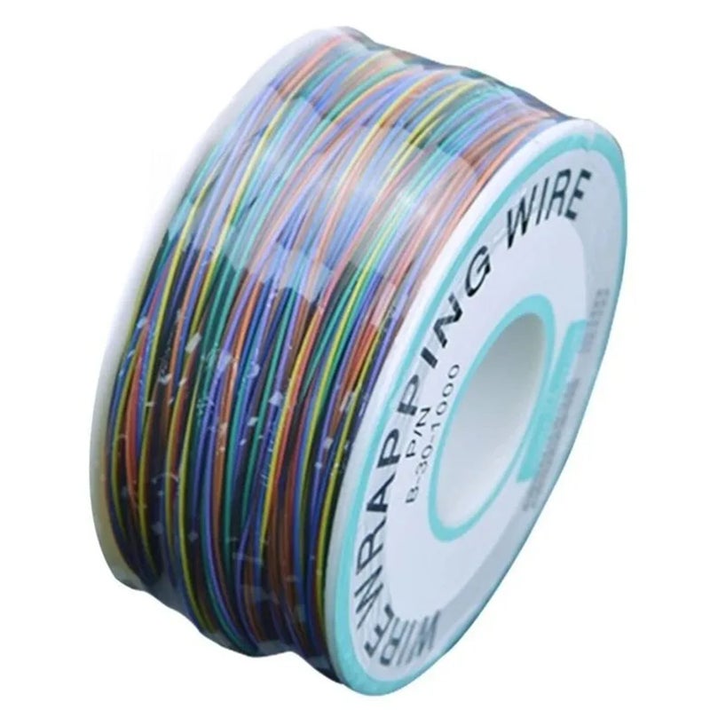8 Colors Circuit Board Flying Wire Tin Plated Copper PCB Wrapping Wire Cable for Aviation 30AWG - Image 4