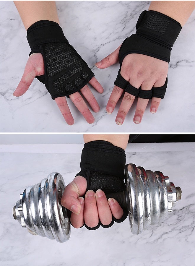 New Ventilated Workout Gloves with strong grip and Palm Protection both For Men and Women Exceptional For Cross training Gym Cycling Weightlifting - Image 4