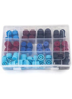 Generic 77PCs Car Auto R134a AC A/C System Valve Core Dust Caps Set Air Seal Air Conditioning Valve Replacement Caps  - Image 1