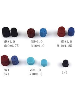 Generic 77PCs Car Auto R134a AC A/C System Valve Core Dust Caps Set Air Seal Air Conditioning Valve Replacement Caps  - Image 4