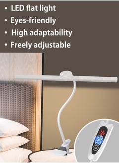 LOOPITYS LED Desk Lamp for Office Home  EyeCaring Architect Task Lamp 30 Lighting Modes Adjustable Flexible Gooseneck Clamp Light for Workbench Drafting Reading Study English instruction manual  - Image 3