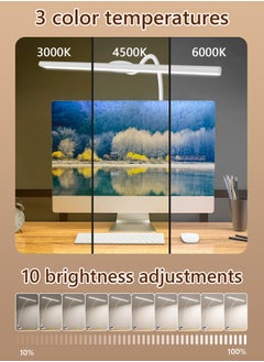 LOOPITYS LED Desk Lamp for Office Home  EyeCaring Architect Task Lamp 30 Lighting Modes Adjustable Flexible Gooseneck Clamp Light for Workbench Drafting Reading Study English instruction manual  - Image 2