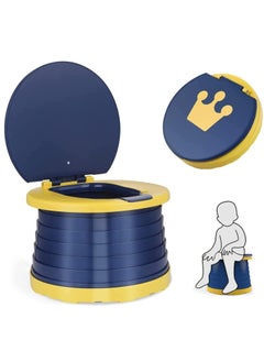 Gonice Travel Potty 2-in-1 Portable Potty for Toddlers Foldable Kids Training Toilet Seat for Boys Girls Baby Carry Potty Childrens Car Potty Chair  - Image 1