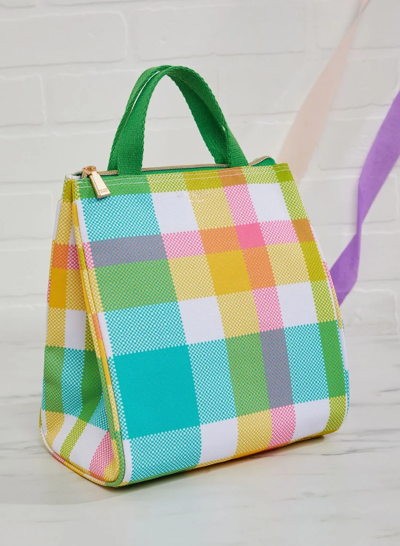 Kate Spade Lunch Bag, Garden Plaid