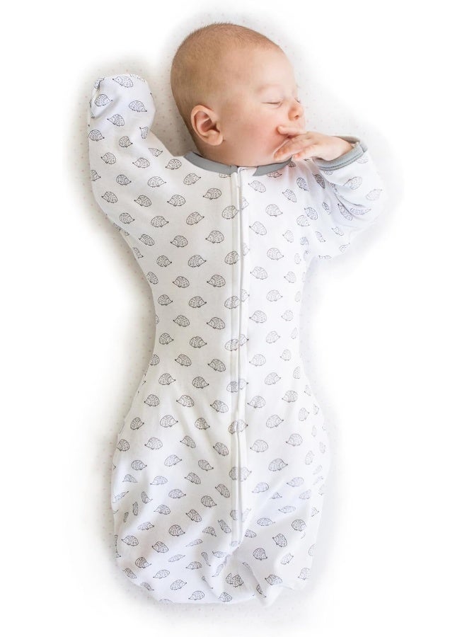 SwaddleDesigns SwaddleDesigns Transitional Swaddle Sack with Arms Up Half-Length Sleeves and Mitten Cuffs  - Image 1