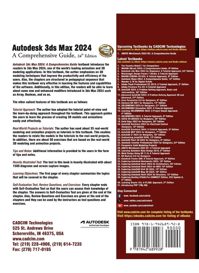 null - Autodesk 3ds Max 2024: A Comprehensive Guide, 24th Edition - Image 1