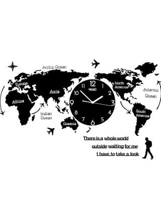 World Map Clocks,Large Wall Clocks Modern Design 3D Digital World Map Glow in Dark Hanging Clock Ultra Quiet Acrylic Watch(Normal,Medium) - pzsku/ZA2DCC126E3F868AAE5F7Z/45/_/1724520787/8ba065b2-66c8-4856-b7c6-4a6114ad29a5