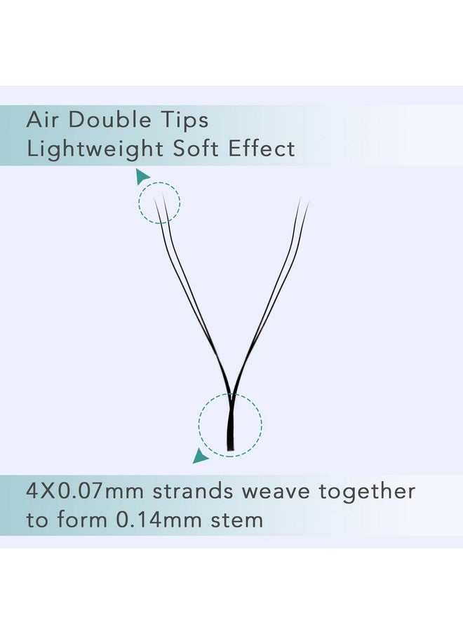 Obeyalash - Obeya Y Lashes Extensions 2D Premade Fans Eyelash Extensions Weave Yy Shaped Tips Volume Lash Extensions Quick Easy Application Full Fluffy Volume Look Long Lasting D Curl 0.07Mm 814Mm Mix Tray - Image 1
