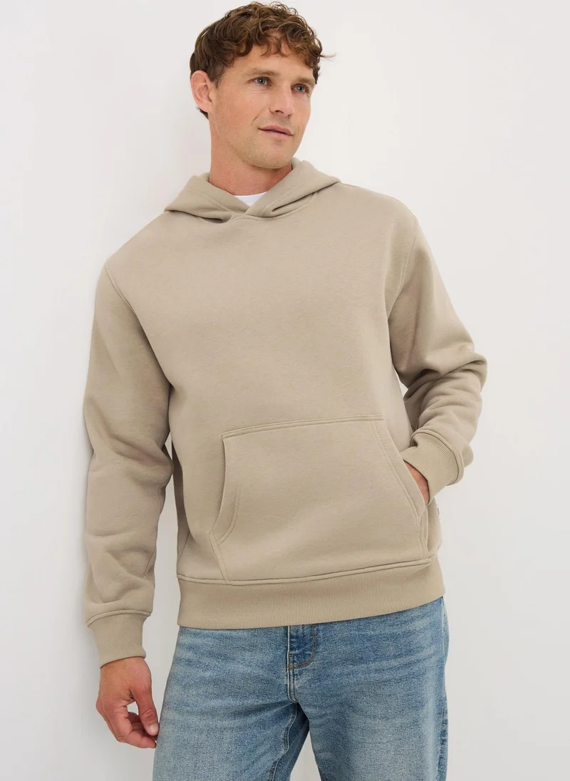 Stone Relaxed Fit Hoodie