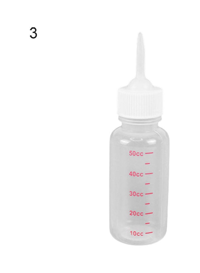 NIBEMINENT Silicone Milk Bottle Nipple For Small Animal Feeding White