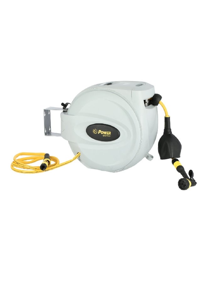 POWER Well Developed Retractable Automatic Water Hose Reel Silver 40 m GW040 - Image 2