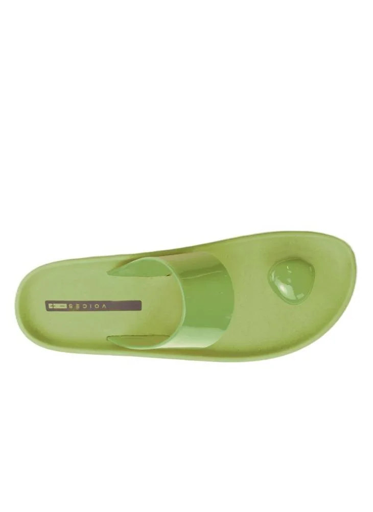 Voices Smooth Stone Women'S Anti Slip Sole  Single Strap Sandals - Yellow