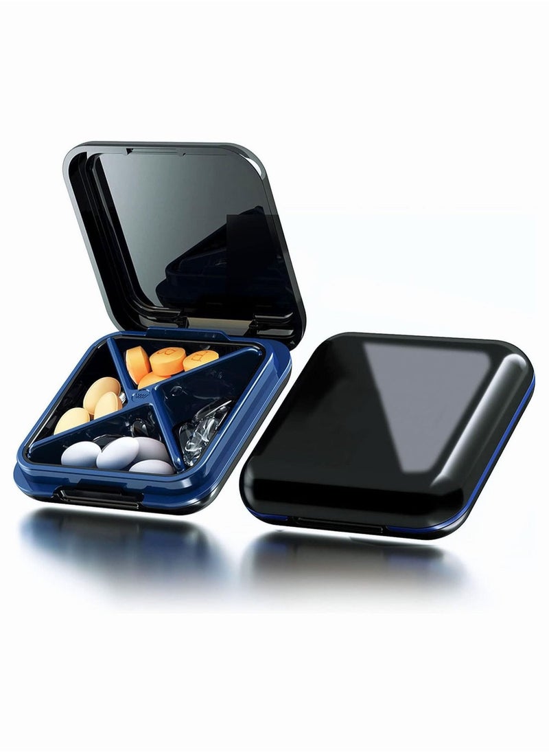Generic Pill Organizer Portable Travel Storage Medicine Box for Vitamins Fish Oils and a Variety of Pills Fits in Purse Pocket  - Image 1