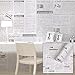 Yifely SimpleLife4U Old Fashion Newspaper Contact Paper Adhesive Shelf Liner Locker Sticker 17.7 Inch By 9.8 Feet - Image 2