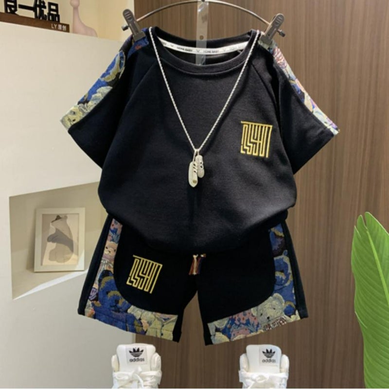ChicPoint 2 Pcs 2-13years Boys Pants Suit - Image 1