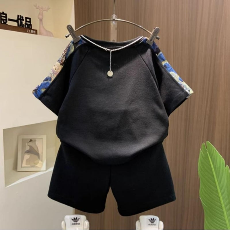 ChicPoint 2 Pcs 2-13years Boys Pants Suit - Image 2
