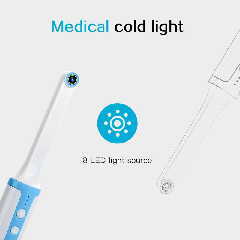 WiFilessly Endoscope Visual Ear Cleaning Earpick With 8 Led lights Inspection - Image 4