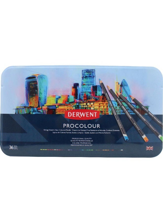 Derwent Color Pencil Set Assorted Color 36 Colors - Image 1