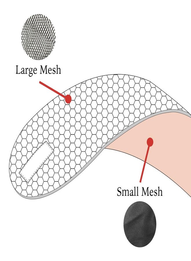 DONNA Argan & Black Castor Oil Satin Lined Mesh Wrap | Breathable Hair Wrap Headband for Women’s Hair Protection, BLACK COLOR 1PC - Image 3