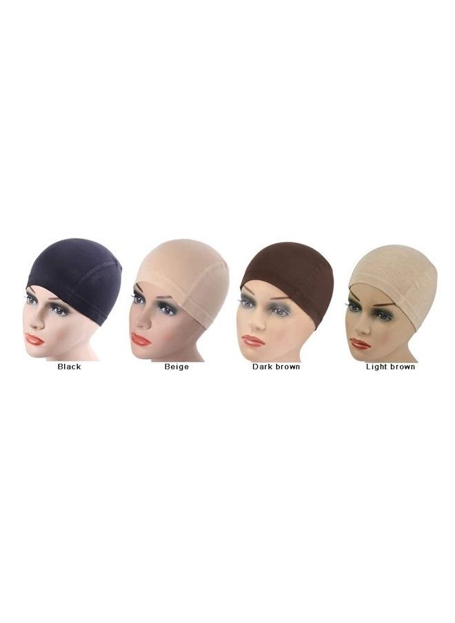 yantaisiyu 1 Piece Bamboo Fiber Wig Cap Comfortable Elastic Wig Cap for Wig (Black)  - Image 2