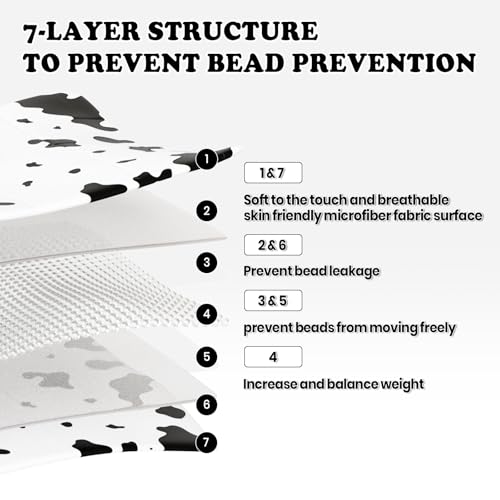 HOSUKKO Weighted Blanket - 5 lbs Cow Pattern Heavy Blanket - Breathable Blanket(36 * 48 inches, 5 lbs) - Image 2