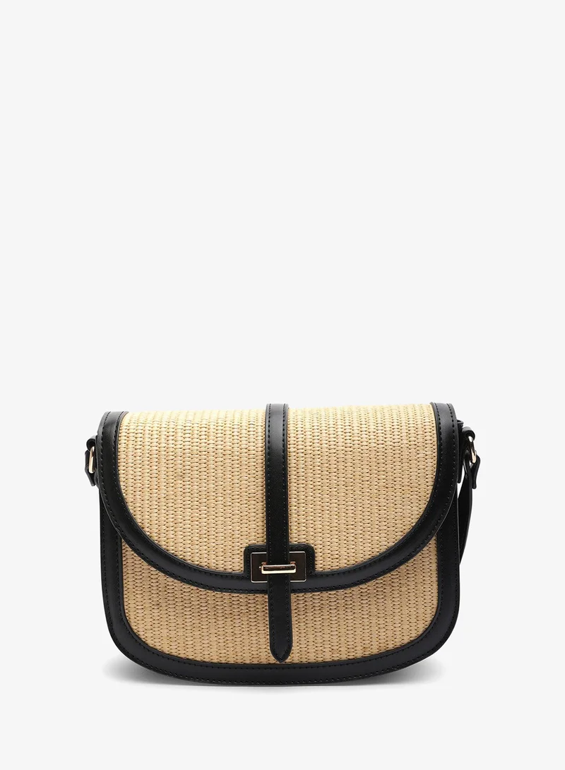 ويرز ذات فروم Amira Raffia Cross Body with Flap Bag