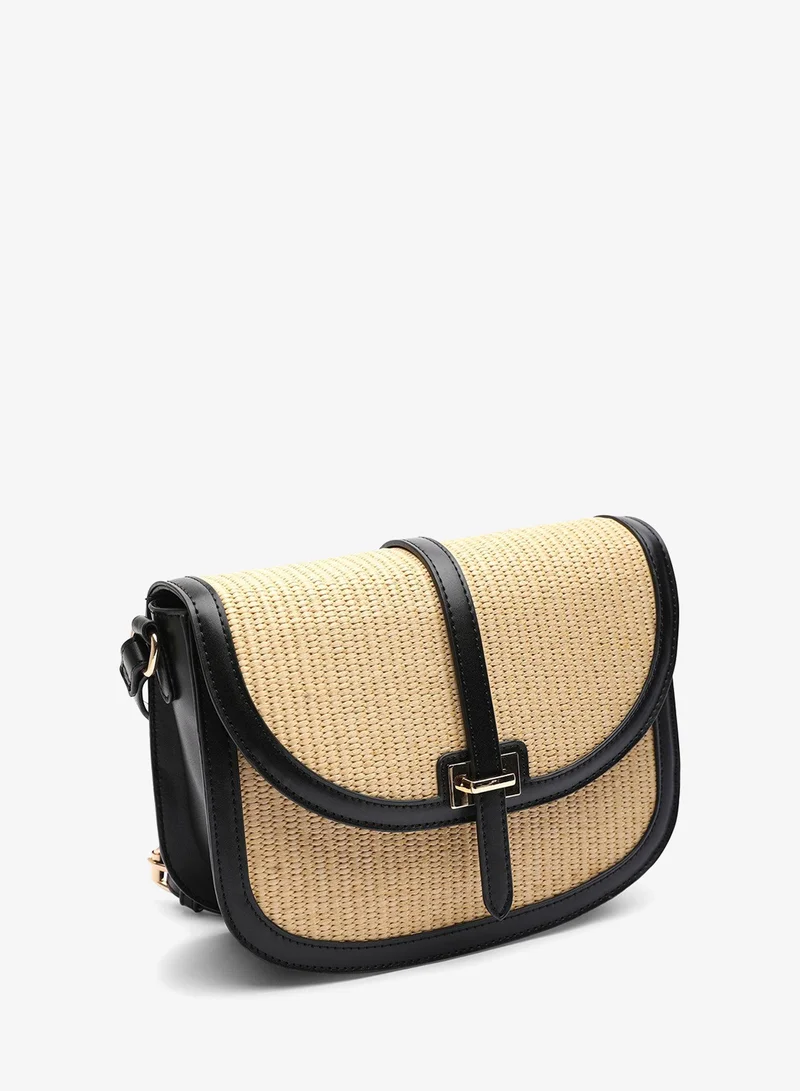 ويرز ذات فروم Amira Raffia Cross Body with Flap Bag