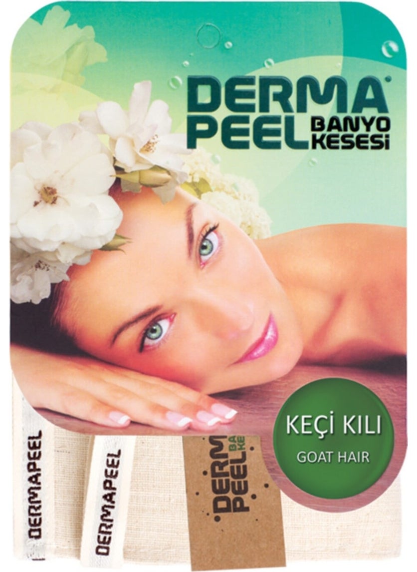 Dermapeel Goat Hair Bath Scrub + Pink Touch Facial Scrub Set  - Image 2