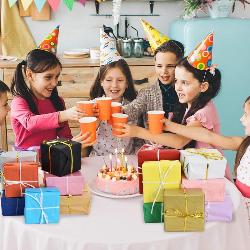 BEISHIDA 100 Sheets Red Tissue Paper Bulk, Wrapping Tissue Paper for Gift Bags, 14 x 20 Inch Gift Wrap for Valentine Birthday Wedding Graduation DIY Crafts Holiday Flowers - Image 3