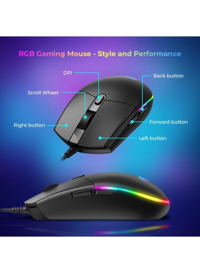 DarkFlash Ultimate Gaming PC Bundle | Intel Core i5-12400F | RTX 3050 | 16GB RAM | 500GB SSD + FREE Gaming Accessories! White - Image 4