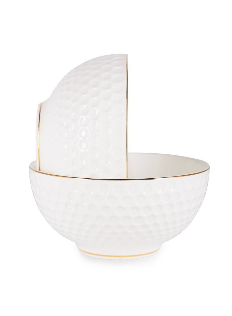 Fissman 2-Piece Bowls 340ml Fine Bone China Noemi Series - Image 2
