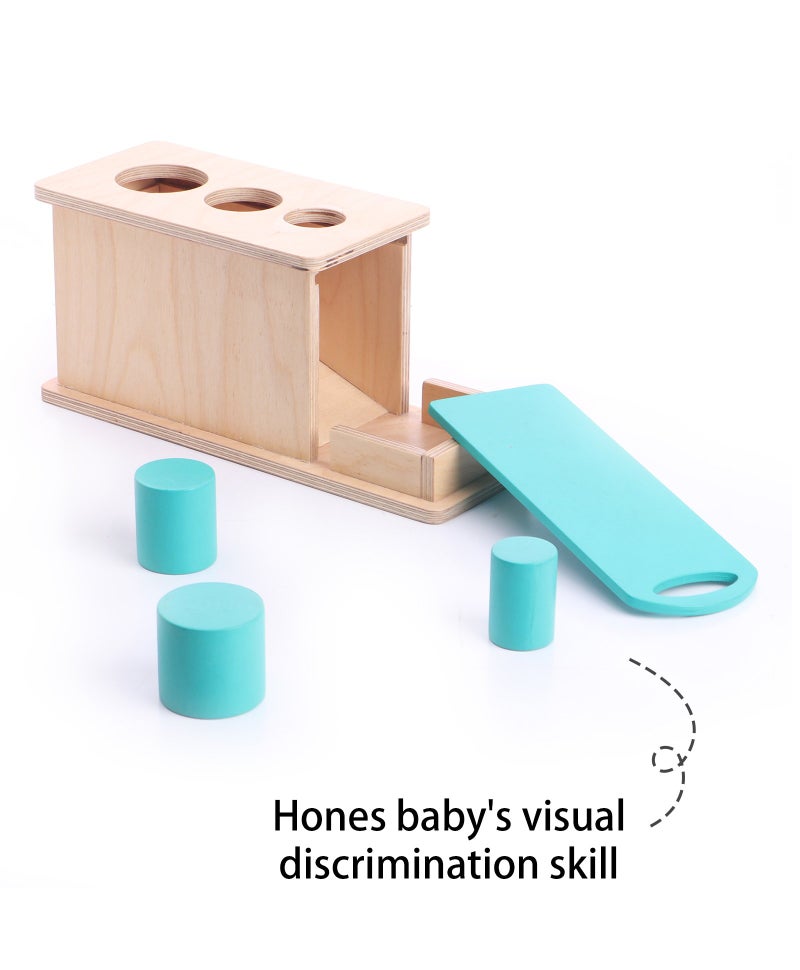 Intellibaby صندوق إسقاط أسطواني IntelliBaby لتطوير المهارات الحركية الدقيقة، 24 شهرًا فما فوق، 30.9x12x14 سم، يعزز القبضة بالإبهام والفهم السببي والنتائجي - Image 3