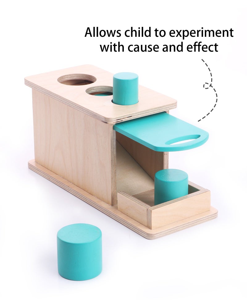 Intellibaby صندوق إسقاط أسطواني IntelliBaby لتطوير المهارات الحركية الدقيقة، 24 شهرًا فما فوق، 30.9x12x14 سم، يعزز القبضة بالإبهام والفهم السببي والنتائجي - Image 4