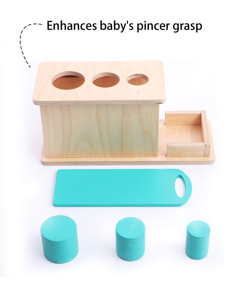 Intellibaby صندوق إسقاط أسطواني IntelliBaby لتطوير المهارات الحركية الدقيقة، 24 شهرًا فما فوق، 30.9x12x14 سم، يعزز القبضة بالإبهام والفهم السببي والنتائجي - Image 5