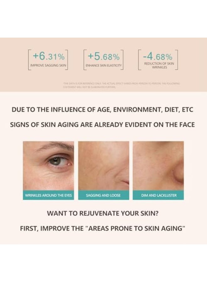 كريم رفع Firming، كريم كولاجين سبونج المعالج - مزيج من الببتيدات والنباتات مع جرثومة الأرز والألوة فيرا - يحفز تجديد البشرة ويعزز المرونة 50 مل - Image 4