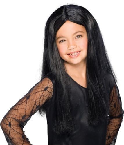 Rubies Child's Witch Costume Wig, Black - Image 3
