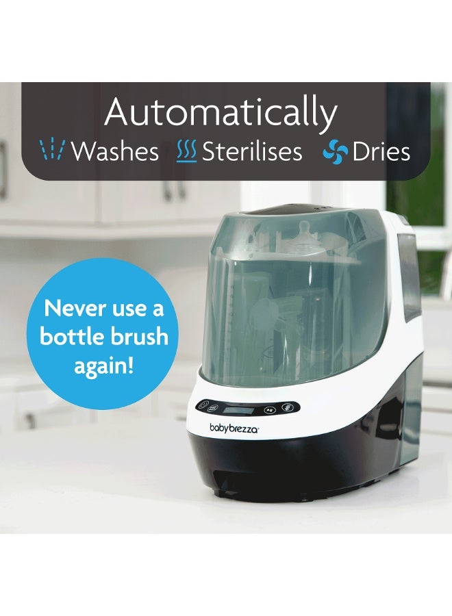 Baby Brezza Bottle Washer Pro - Baby Bottle Washer, Sterilizer + Dryer - All in One Machine Cleans Bottles, Pump Parts, & Sippy Cups - Replaces Hand Washing, Bottle Brushes and Drying Racks - Image 2