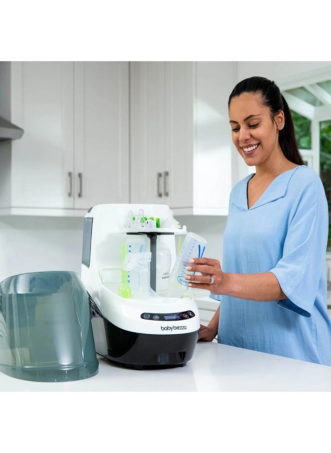 Baby Brezza - Bottle Washer Pro - Baby Bottle Washer, Sterilizer + Dryer - All in One Machine Cleans Bottles, Pump Parts, & Sippy Cups - Replaces Hand Washing, Bottle Brushes and Drying Racks - Image 1